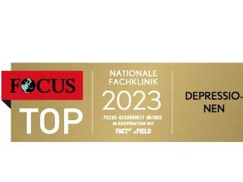 Siegel Focus TOP Nationale Fachklinik Depressionen