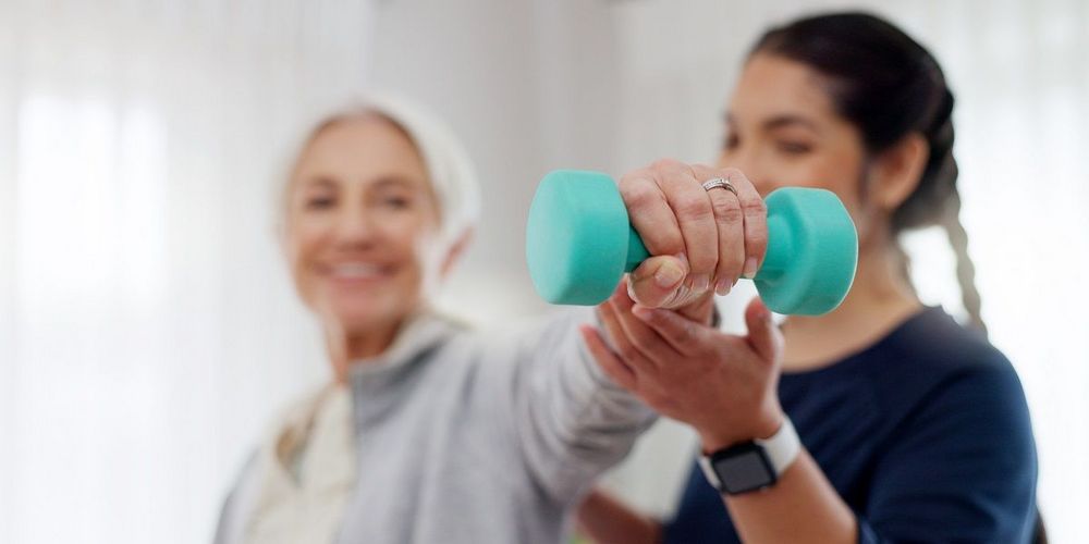 In der Physiotherapie am Alexius/Josef Krankenhaus mobilisieren wir u.a. gezielt den Bewegungsapparat der Patienten
