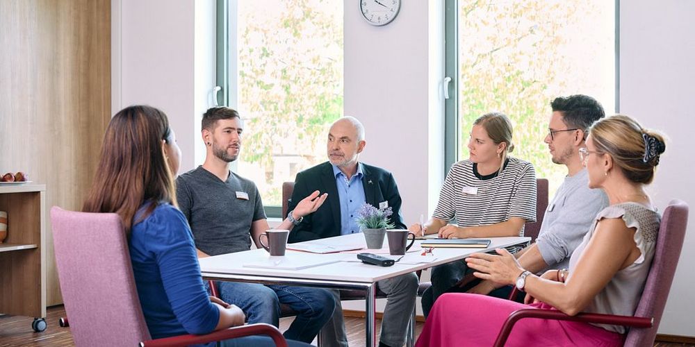 Psychosomatik-Neuss-Teamsitzung