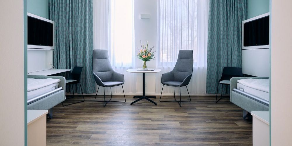 Zimmer auf Station Klemens im Alexius/Josef Krankenhaus